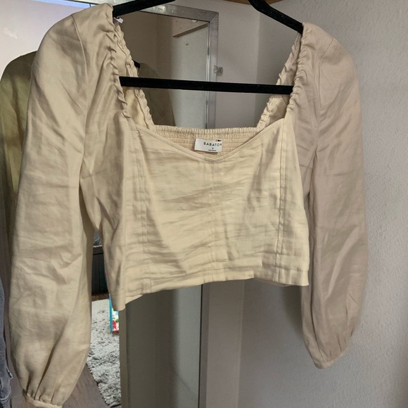 Babaton Tops - Puff sleeved top